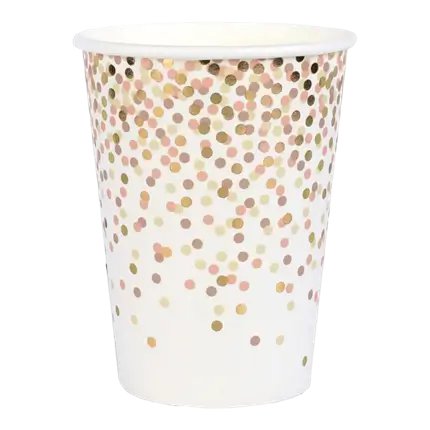 Pink pige- og drengebæger - sæt med 10 stk.