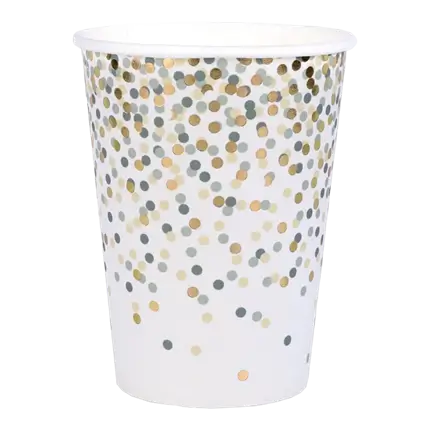 Blå pige- og drengebæger - sæt med 10 stk.