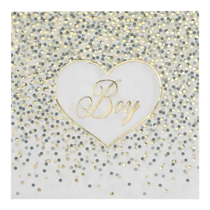 Blåt håndklæde til piger og drenge - sæt med 20 stk.