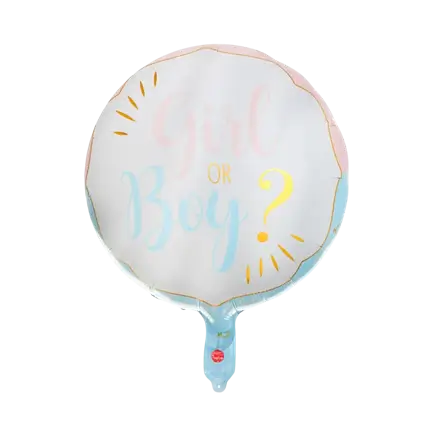 Pige- eller drengeballon i aluminium