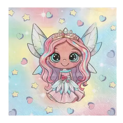 P'tite fée serviet - sæt med 20 stk.