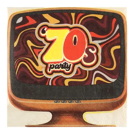 70'er-serviet - sæt med 20