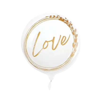 Naturlig bobo-ballon til bryllup