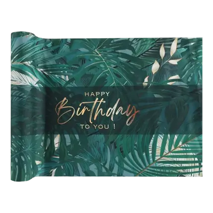 Birthday Jungle bordløber - 3 meter