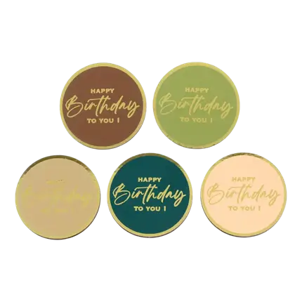 Bordpynt - Fødselsdagsjungle - Sæt med 10 stk.