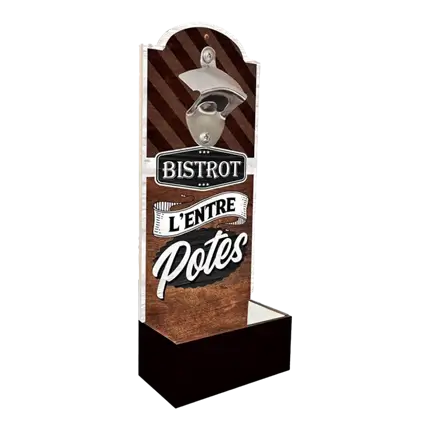 Bistrot entre Potes vægmonteret flaskeåbner