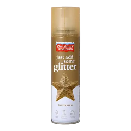 Guldglitterspray 100 ml