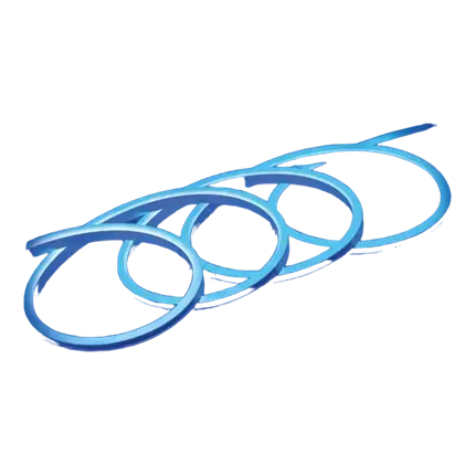 LED-strip med Neon-effekt i Blå - 5m