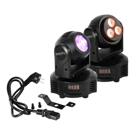 MH BEAM WASH Dobbelt lyre DMX