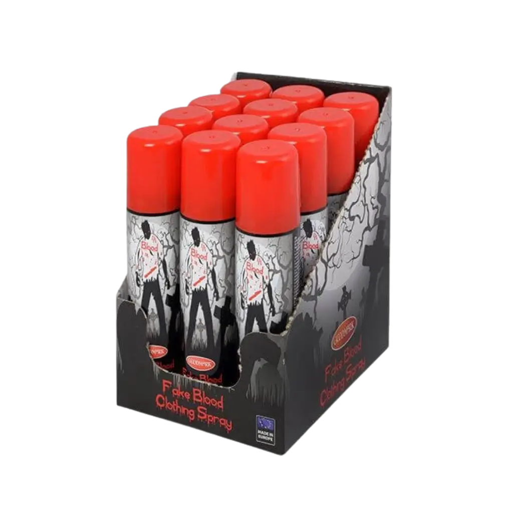 Spray med falsk blod til halloween, 75 ml