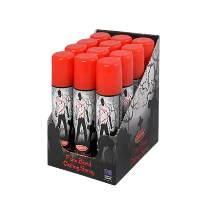 Spray med falsk blod til halloween, 75 ml