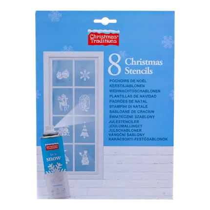 SMÅ PAPIRSTENCILS 8 STK