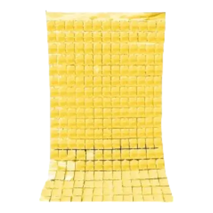 Glimrende gardin Guld Firkant