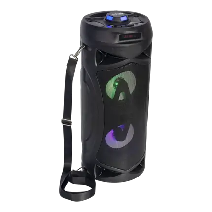 BLUETOOTH LED-HØJTTALER MED USB & MICRO-SD PARTY-BAZOOKA