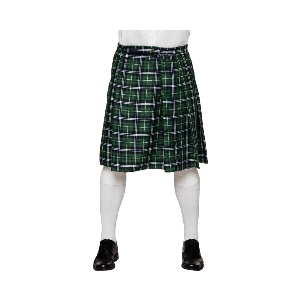 Mr Tartan grøn skotskternet nederdel kilt