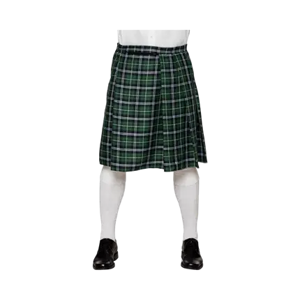 Mr Tartan grøn skotskternet nederdel kilt