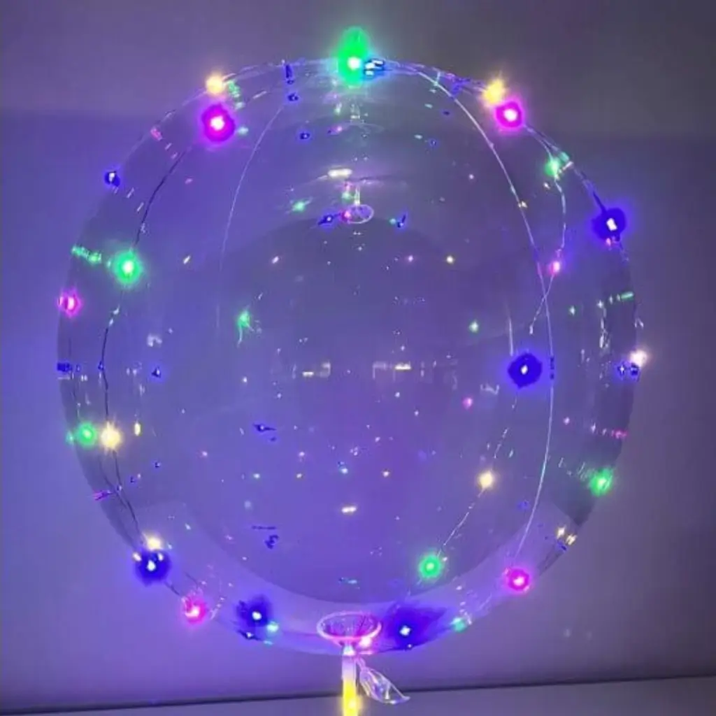 LED-boblekugle 40 cm (stilk + fod)