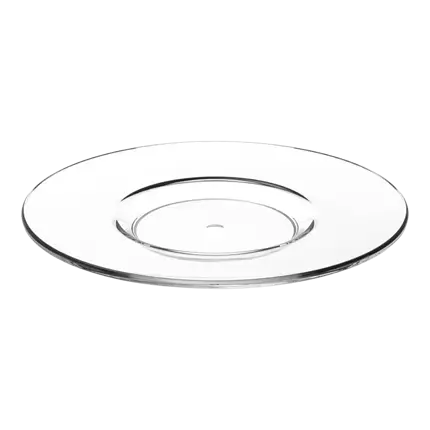 Klar dobbelt espressobrik ø 13 cm - sæt med 6 stk.