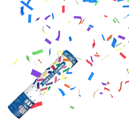 20 cm Mix konfettikanoner