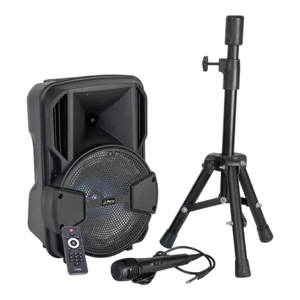 PARTY-MOBILE8 Light & Sound-højttaler med stativ og mikrofon