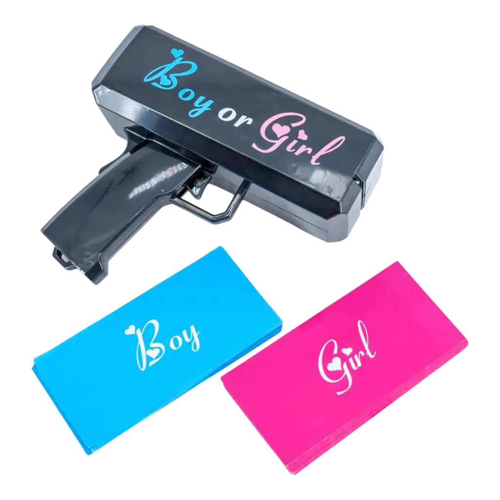 Boy or Girl Ticket Gun - 100 falske billetter medfølger