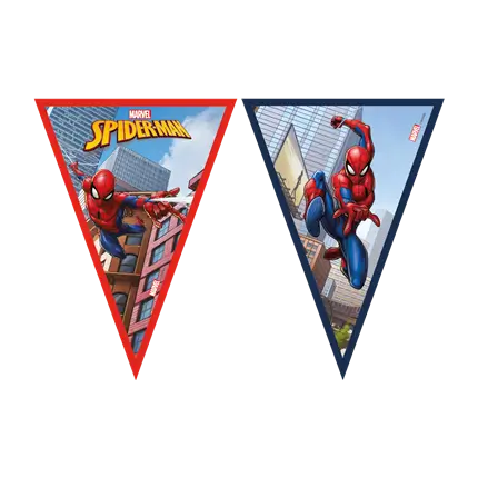 Spiderman-vimpel-guirlande