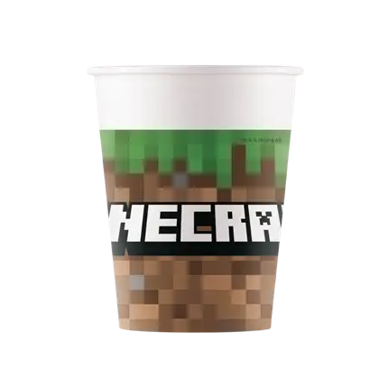 Minecraft papkrus - 25 cl - sæt med 8 stk.