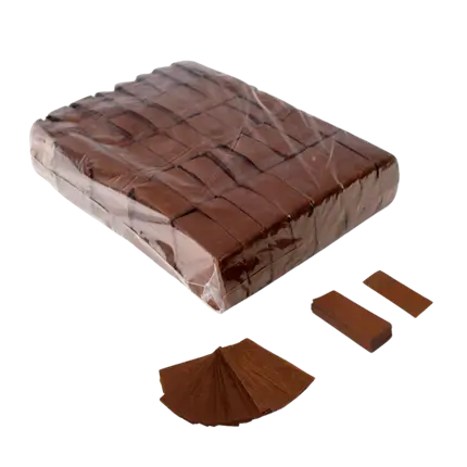 1 kg konfettipose - Brun