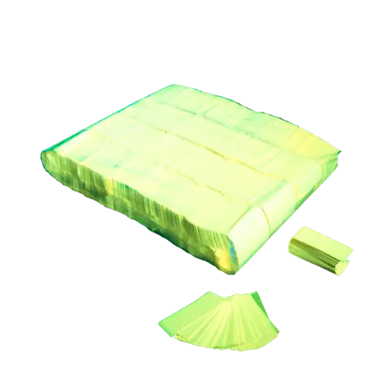 Fluorescerende konfettipose 1KG - Gul