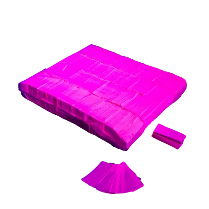 Fluorescerende konfettipose 1KG - Pink