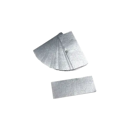 100% biologisk nedbrydelig metallisk konfettipose 1KG - Sølv