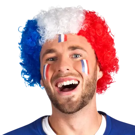 Krøllet paryk Frankrig