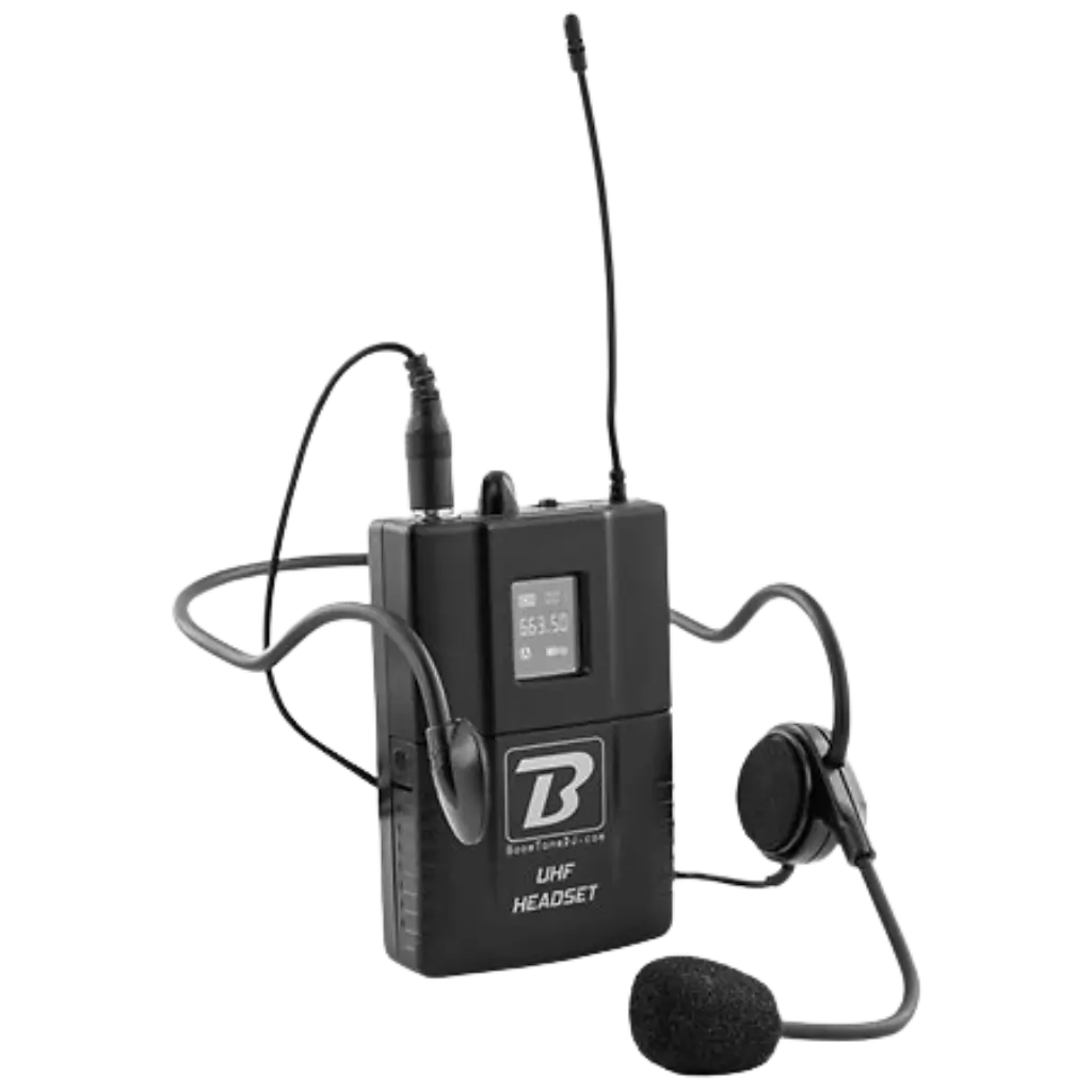 BoomTone DJ-headset-mikrofon - UHF-headset F1