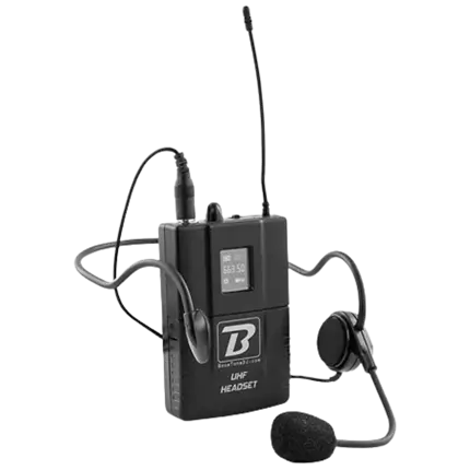 BoomTone DJ-headset-mikrofon - UHF-headset F1