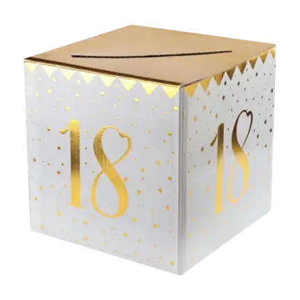 18 års fødselsdag sparebøsse