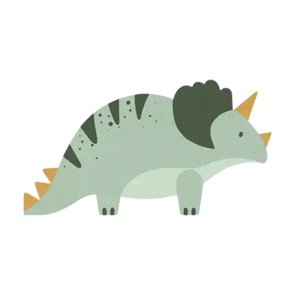 Triceratops servietter
