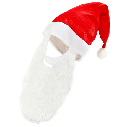 Julehue med hvidskæg