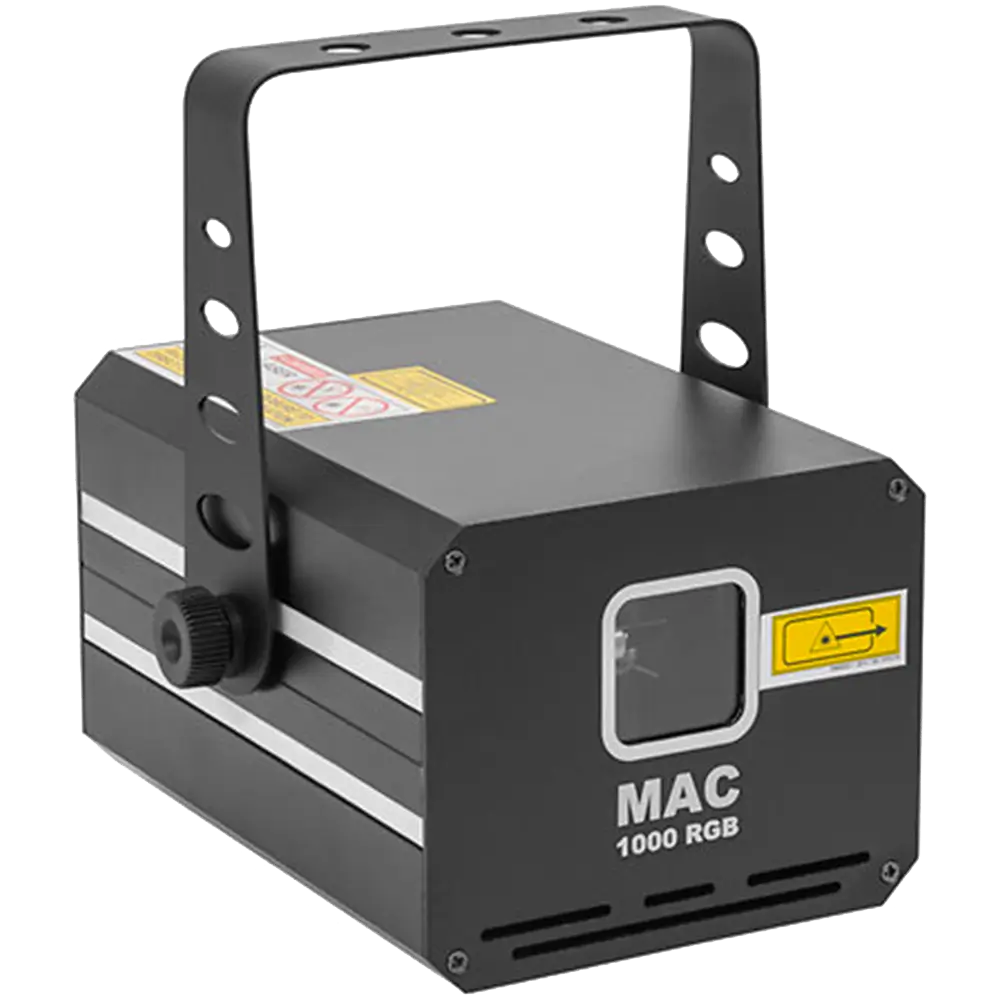 MAC 1000 RGB - Professionel flerfarvet laser