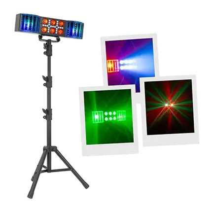 Twin Derby - 3 i 1-effekter med DMX