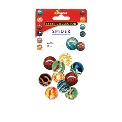 Pakke med 10 edderkoppehætter (Collector's Series)