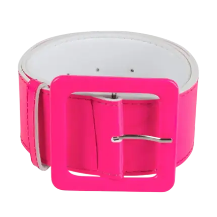 80'ernes fluorescerende pink bælte