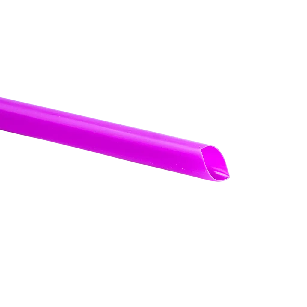 Genanvendeligt PP-sugerør med skråkant til boble-te - flerfarvet 20 cm/ø12 mm (SÆT MED 100)