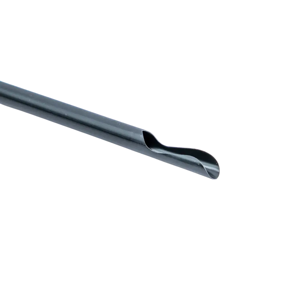 Sugerør Genanvendelig PP-ske - Sort 21cm/ø8mm (SÆT AF 100)