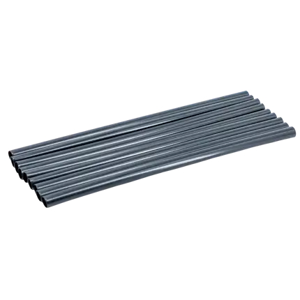 Genanvendeligt PP-cocktailsugerør - sort 20 cm/ø8 mm (SÆT MED 250)