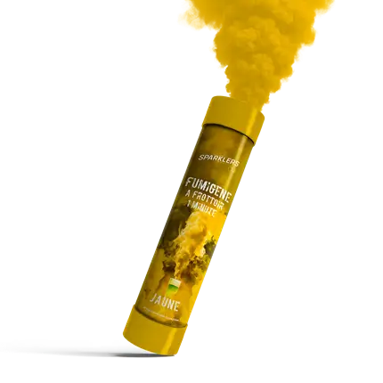 Håndholdt røg 1 minut gul