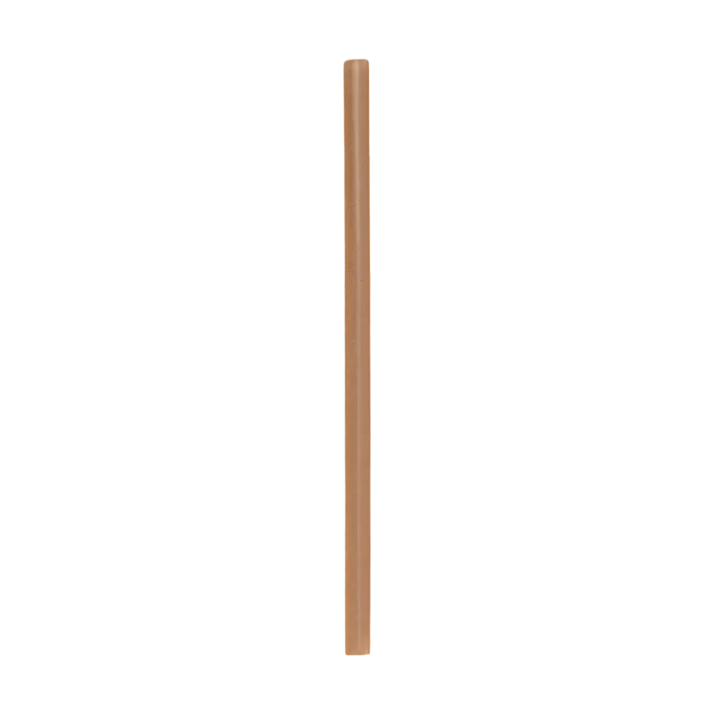 Cocktailstrå af plantefibre 20 cm ø8 mm 100% biologisk nedbrydeligt (pakke med 250)