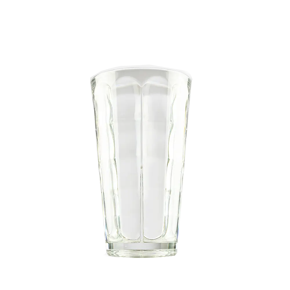 Det ubrydelige øl-, vand- og cocktailglas "Optic Square" i Ecozen - 34 cl