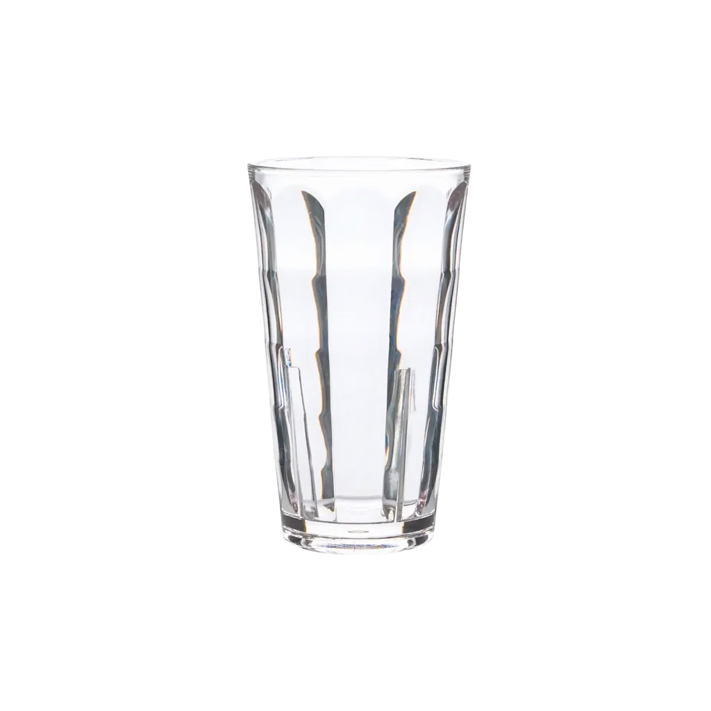 Det ubrydelige øl-, vand- og cocktailglas "Optic Square" i Ecozen - 34 cl