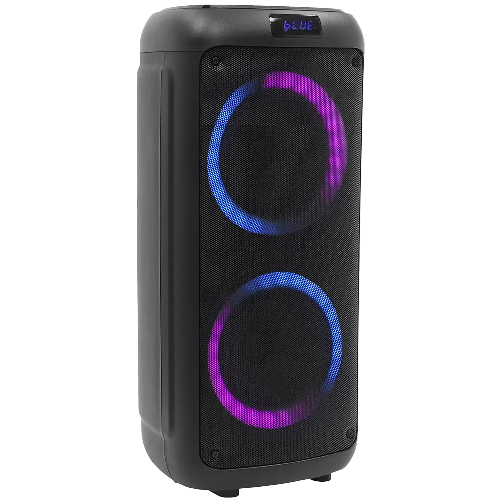 BOOMaster 300' bærbar batterihøjttaler - 250W med Bluetooth, LED