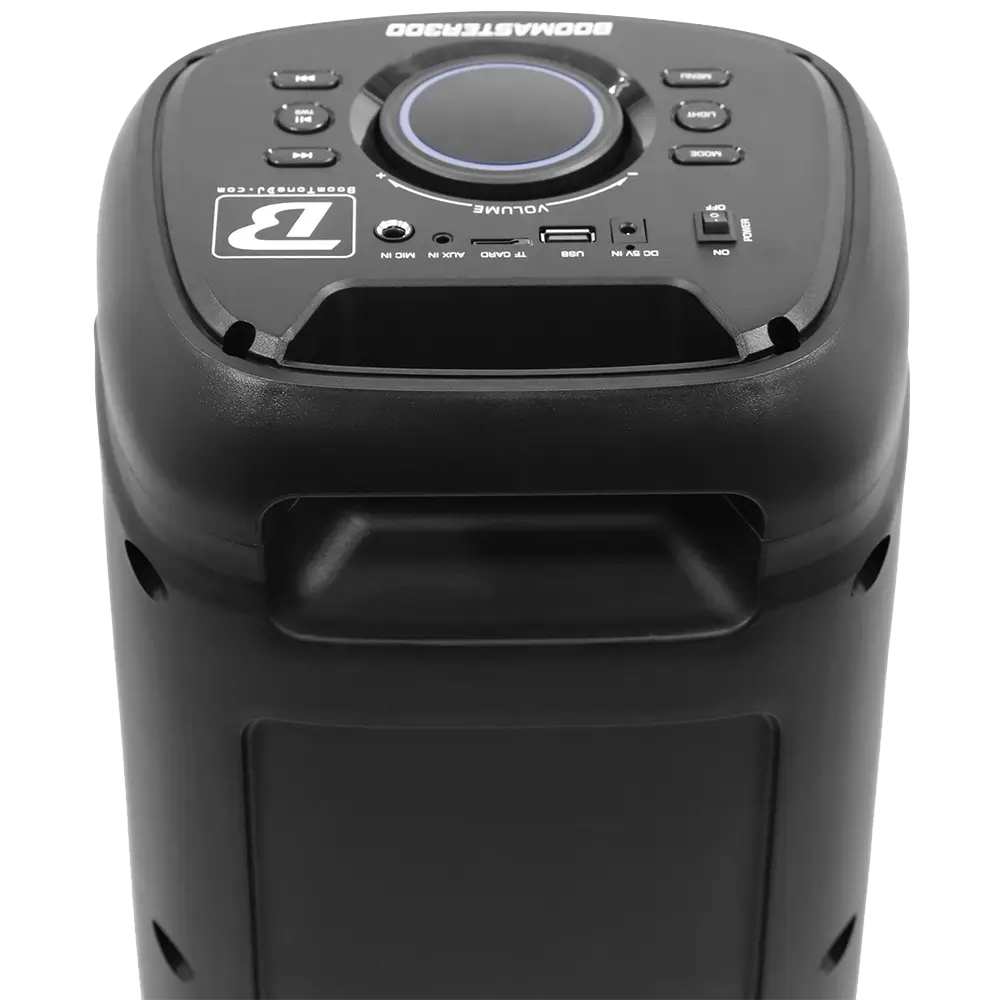 BOOMaster 300' bærbar batterihøjttaler - 250W med Bluetooth, LED